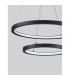 Empatia Integrated LED Pendant Ceiling Light Sandy Black Aluminium LED 60W 4200Lm 3000K-3