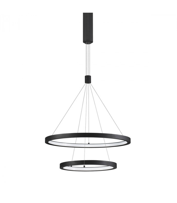 Empatia Integrated LED Pendant Ceiling Light Sandy Black Aluminium LED 60W 4200Lm 3000K-4