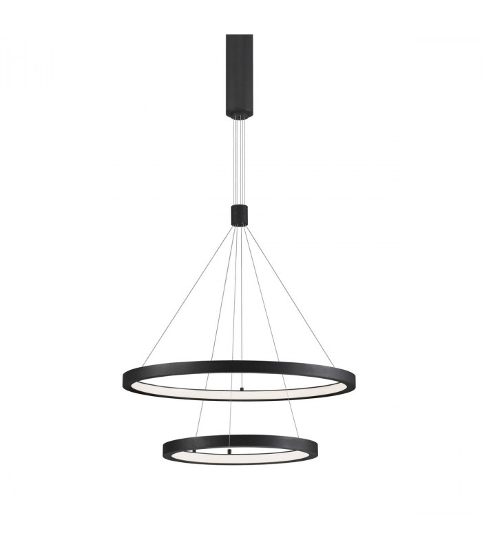 Empatia Integrated LED Pendant Ceiling Light Sandy Black Aluminium LED 60W 4200Lm 3000K-5