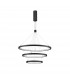 Empatia Integrated LED Pendant Ceiling Light Sandy Black Aluminium LED 108W 7560Lm 3000K-1