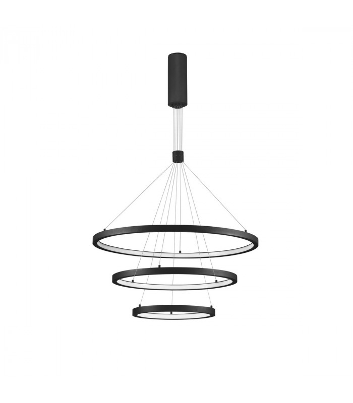 Empatia Integrated LED Pendant Ceiling Light Sandy Black Aluminium LED 108W 7560Lm 3000K-1