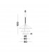 Empatia Integrated LED Pendant Ceiling Light Sandy Black Aluminium LED 108W 7560Lm 3000K-5