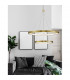Empatia Integrated LED Pendant Ceiling Light Brass Gold Aluminium LED 60W 4200Lm 3000K-2