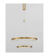 Empatia Integrated LED Pendant Ceiling Light Brass Gold Aluminium LED 60W 4200Lm 3000K-3