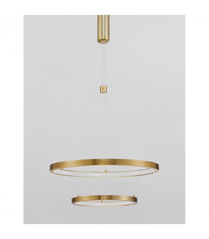 Empatia Integrated LED Pendant Ceiling Light Brass Gold Aluminium LED 60W 4200Lm 3000K-3