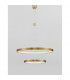 Empatia Integrated LED Pendant Ceiling Light Brass Gold Aluminium LED 60W 4200Lm 3000K-4