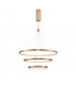 Empatia Integrated LED Pendant Ceiling Light Brass Gold Aluminium LED 108W 7560Lm 3000K-1
