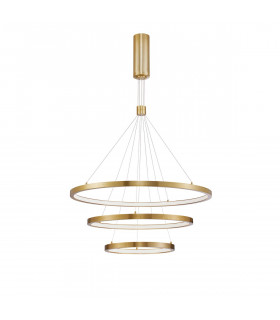 Empatia Integrated LED Pendant Ceiling Light Brass Gold Aluminium LED 108W 7560Lm 3000K-1