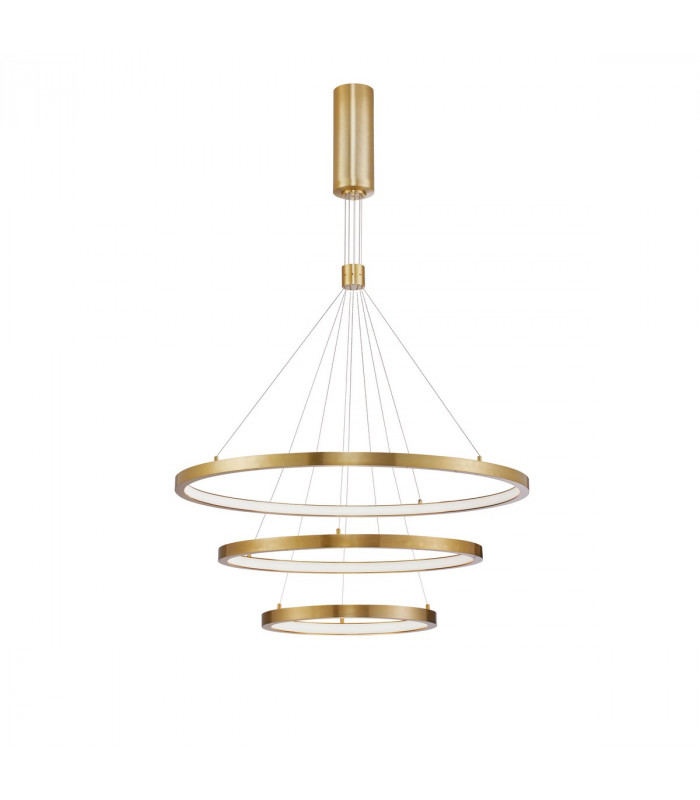 Empatia Integrated LED Pendant Ceiling Light Brass Gold Aluminium LED 108W 7560Lm 3000K-1