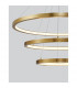 Empatia Integrated LED Pendant Ceiling Light Brass Gold Aluminium LED 108W 7560Lm 3000K-3