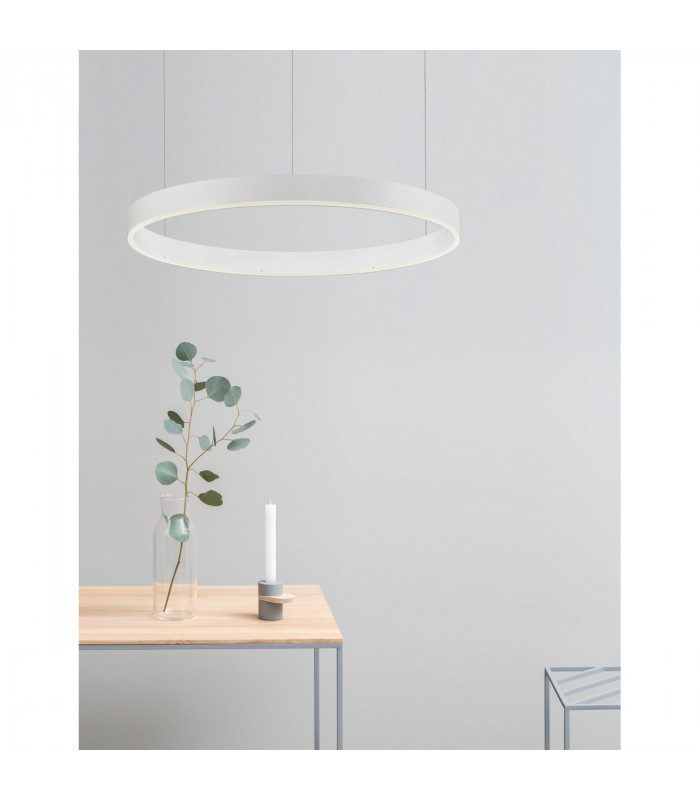 Motif Integrated LED Pendant Ceiling Light Sandy White Aluminium LED 40W 2800Lm 3000K-2