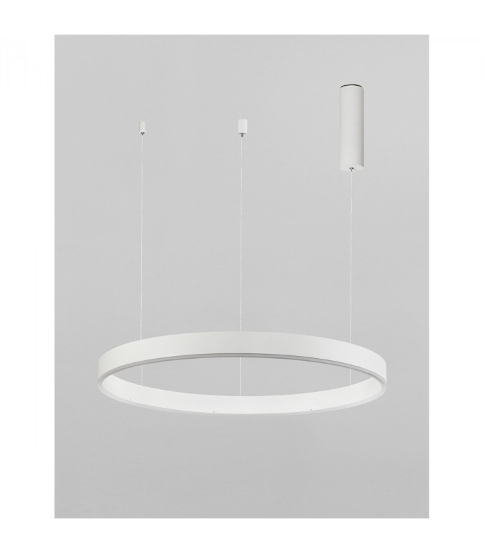 Motif Integrated LED Pendant Ceiling Light Sandy White Aluminium LED 40W 2800Lm 3000K-3