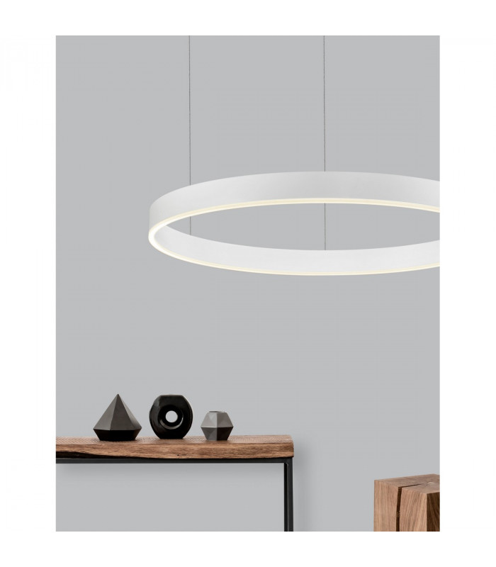Motif Integrated LED Pendant Ceiling Light Sandy White Aluminium LED 48W 3360Lm 3000K-2