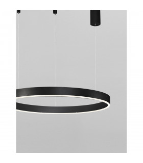 Motif Integrated LED Pendant Ceiling Light Sandy Black Aluminium LED 40W 2800Lm 3000K 60-2