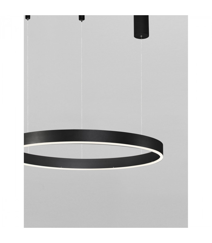 Motif Integrated LED Pendant Ceiling Light Sandy Black Aluminium LED 40W 2800Lm 3000K 60-2