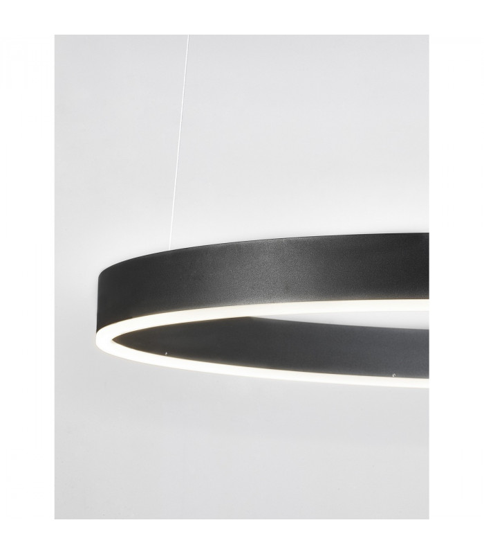 Motif Integrated LED Pendant Ceiling Light Sandy Black Aluminium LED 48W 3360Lm 3000K-5