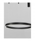 Motif Integrated LED Pendant Ceiling Light Sandy Black Aluminium LED 55W 3800Lm 3000K-3