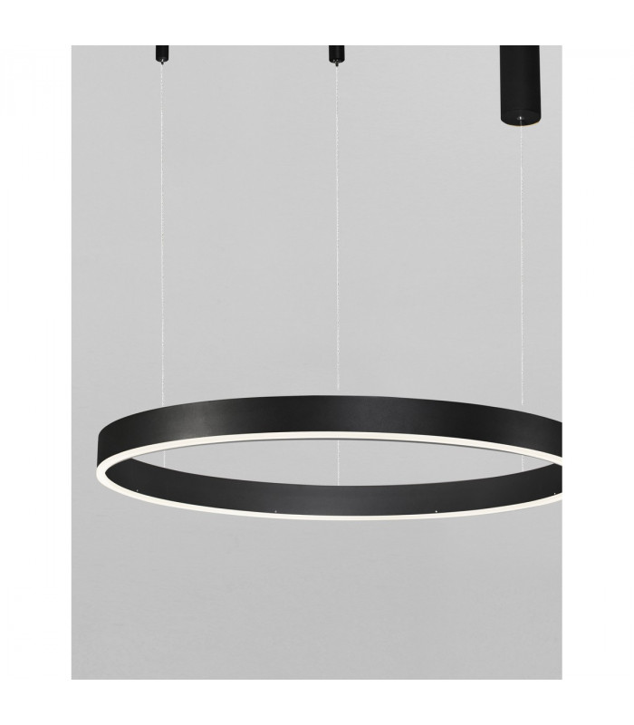 Motif Integrated LED Pendant Ceiling Light Sandy Black Aluminium LED 55W 3800Lm 3000K-3