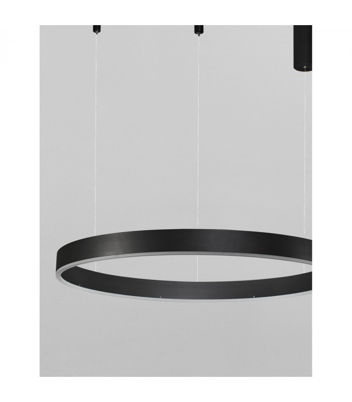 Motif Integrated LED Pendant Ceiling Light Sandy Black Aluminium LED 55W 3800Lm 3000K-4