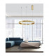 Motif Integrated LED Pendant Ceiling Light Brass Gold Aluminium LED 48W 3360Lm 3000K-2