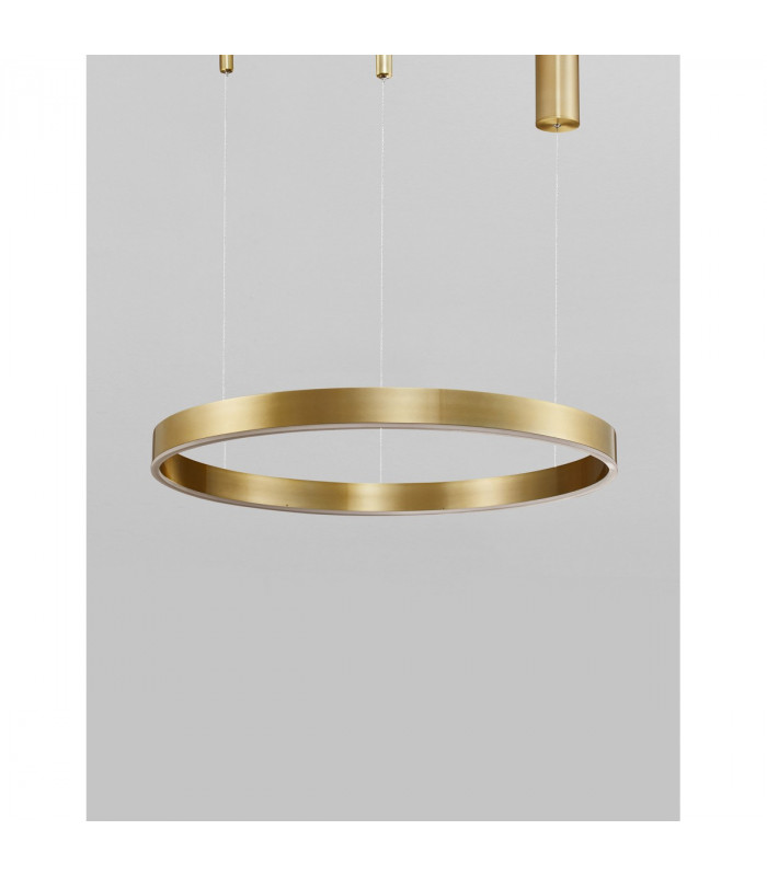 Motif Integrated LED Pendant Ceiling Light Brass Gold Aluminium LED 48W 3360Lm 3000K-4