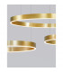 Motif Integrated LED Pendant Ceiling Light Brass Gold Aluminium LED 48W 3360Lm 3000K-5