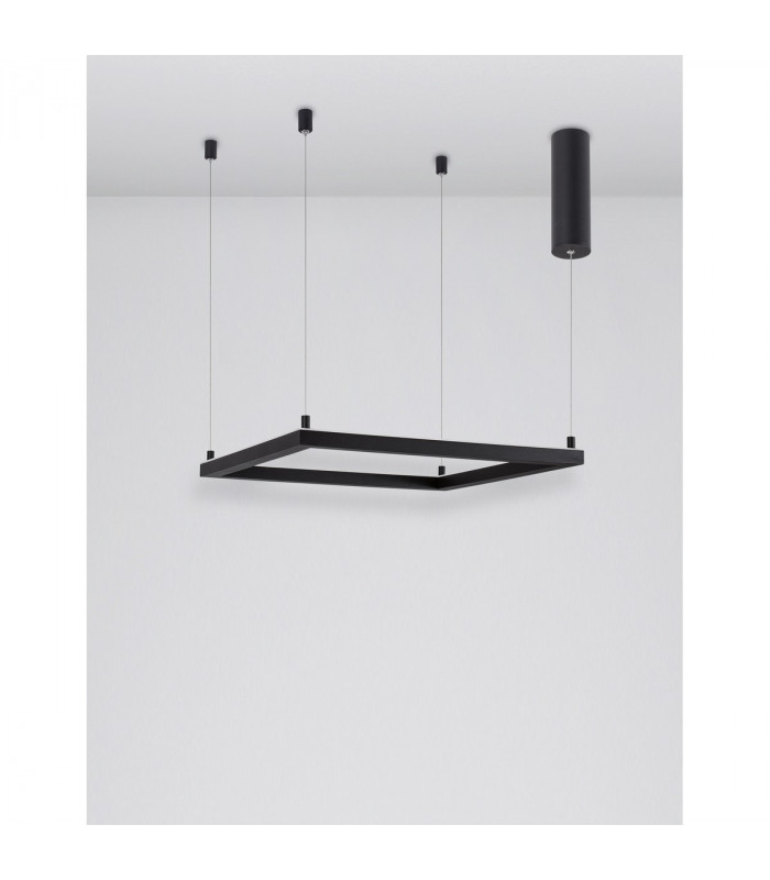 Eterna Integrated LED Pendant Ceiling Light Dimmable Sandy Black Aluminium LED 30W 2100Lm 3000K-3