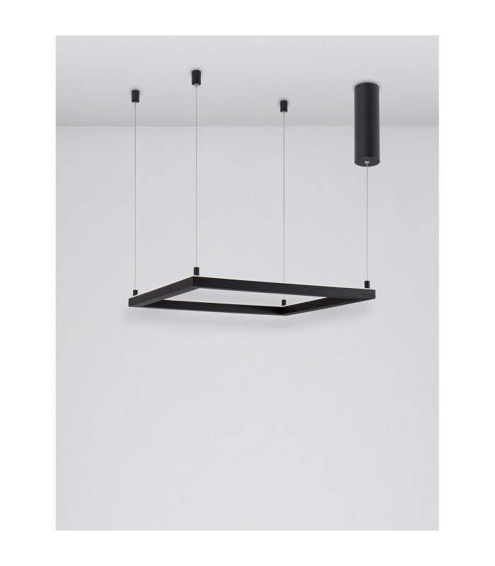 Eterna Integrated LED Pendant Ceiling Light Dimmable Sandy Black Aluminium LED 30W 2100Lm 3000K-4