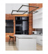 Eterna Integrated LED Pendant Ceiling Light Dimmable Sandy Black Aluminium LED 40W 3000KLm 3000K-2