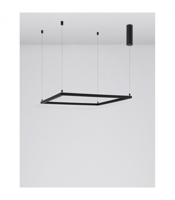 Eterna Integrated LED Pendant Ceiling Light Dimmable Sandy Black Aluminium LED 40W 3000KLm 3000K-4