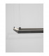 Eterna Integrated LED Pendant Ceiling Light Dimmable Sandy Black Aluminium LED 40W 3000KLm 3000K-5