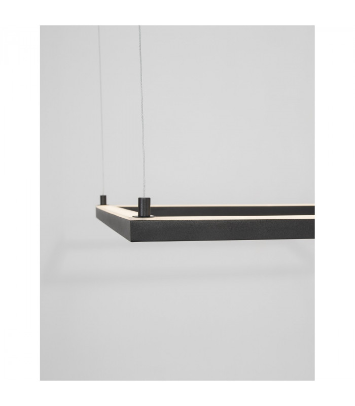 Eterna Integrated LED Pendant Ceiling Light Dimmable Sandy Black Aluminium LED 40W 3000KLm 3000K-5