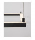 Eterna Integrated LED Pendant Ceiling Light Dimmable Sandy Black Aluminium LED 40W 3000KLm 3000K-6