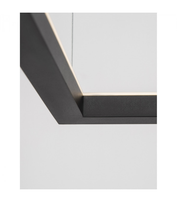 Eterna Integrated LED Pendant Ceiling Light Dimmable Sandy Black Aluminium LED 40W 3000KLm 3000K-7