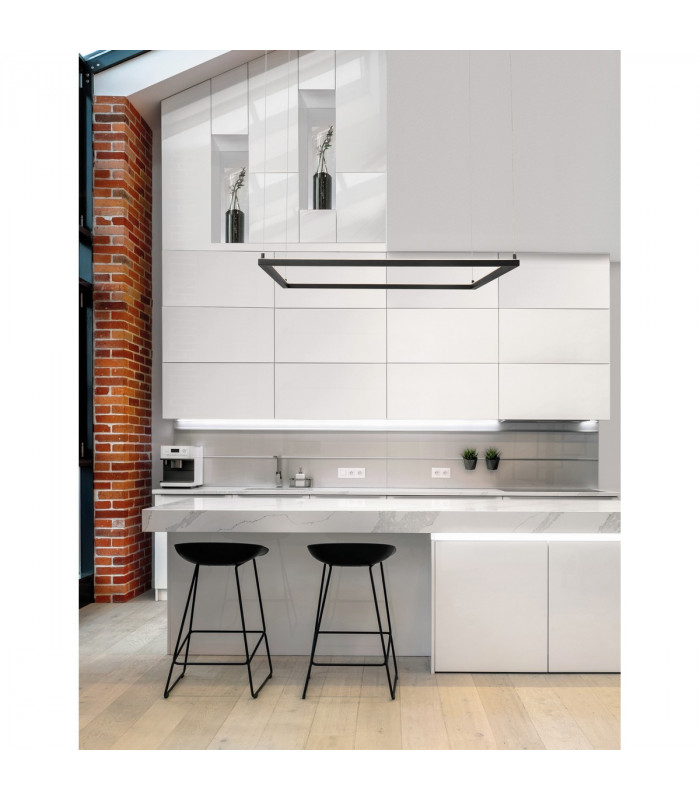 Eterna Integrated LED Pendant Ceiling Light Dimmable Sandy Black Aluminium LED 50W 3818Lm 3000K-2