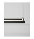 Eterna Integrated LED Pendant Ceiling Light Dimmable Sandy Black Aluminium LED 50W 3818Lm 3000K-6