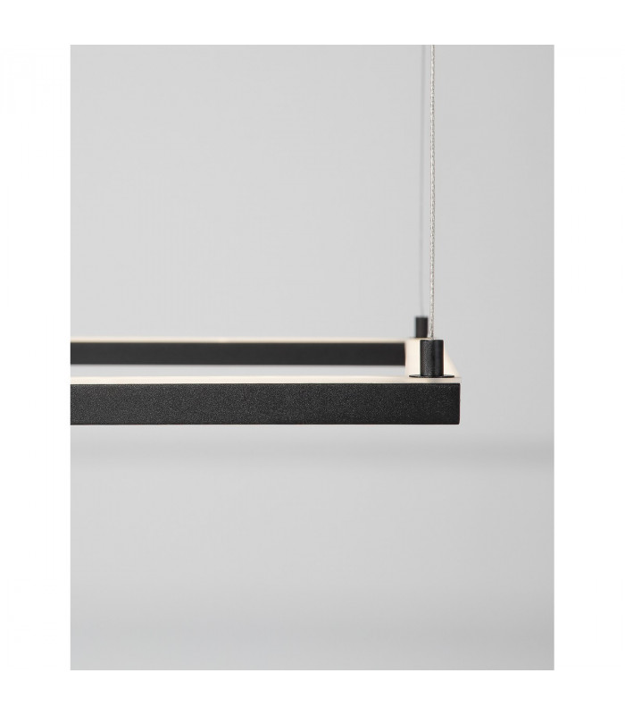 Eterna Integrated LED Pendant Ceiling Light Dimmable Sandy Black Aluminium LED 50W 3818Lm 3000K-6