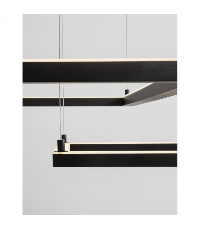Eterna Integrated LED Pendant Ceiling Light Dimmable Sandy Black Aluminium LED 50W 3818Lm 3000K-7