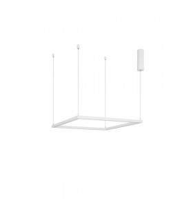 Eterna Integrated LED Pendant Ceiling Light Dimmable Sandy White Aluminium LED 40W 3000KLm 3000K-1