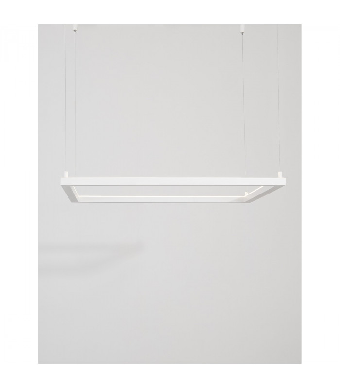 Eterna Integrated LED Pendant Ceiling Light Dimmable Sandy White Aluminium LED 40W 3000KLm 3000K-2