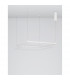 Eterna Integrated LED Pendant Ceiling Light Dimmable Sandy White Aluminium LED 40W 3000KLm 3000K-3