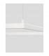 Eterna Integrated LED Pendant Ceiling Light Dimmable Sandy White Aluminium LED 40W 3000KLm 3000K-5