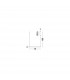 Eterna Integrated LED Pendant Ceiling Light Dimmable Sandy White Aluminium LED 40W 3000KLm 3000K-6