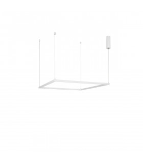 Eterna Integrated LED Pendant Ceiling Light Dimmable Sandy White Aluminium LED 50W 3818Lm 3000K-1