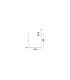Eterna Integrated LED Pendant Ceiling Light Dimmable Sandy White Aluminium LED 50W 3818Lm 3000K-7