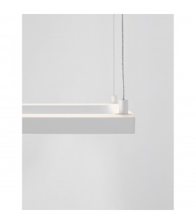 Eterna Integrated LED Pendant Ceiling Light Dimmable Sandy White Aluminium LED 30W 2100Lm 3000K-2