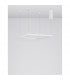 Eterna Integrated LED Pendant Ceiling Light Dimmable Sandy White Aluminium LED 30W 2100Lm 3000K-4