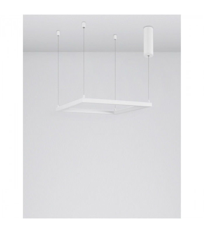 Eterna Integrated LED Pendant Ceiling Light Dimmable Sandy White Aluminium LED 30W 2100Lm 3000K-4