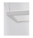 Eterna Integrated LED Pendant Ceiling Light Dimmable Sandy White Aluminium LED 30W 2100Lm 3000K-5
