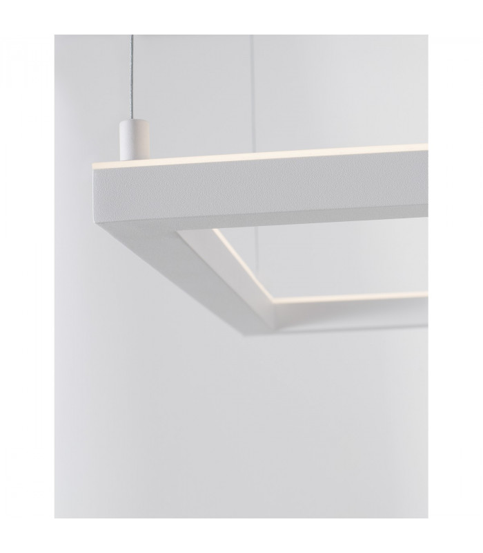 Eterna Integrated LED Pendant Ceiling Light Dimmable Sandy White Aluminium LED 30W 2100Lm 3000K-5